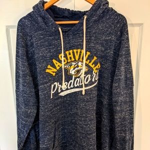 Nashville Predators distressed hoodie sweatshirt